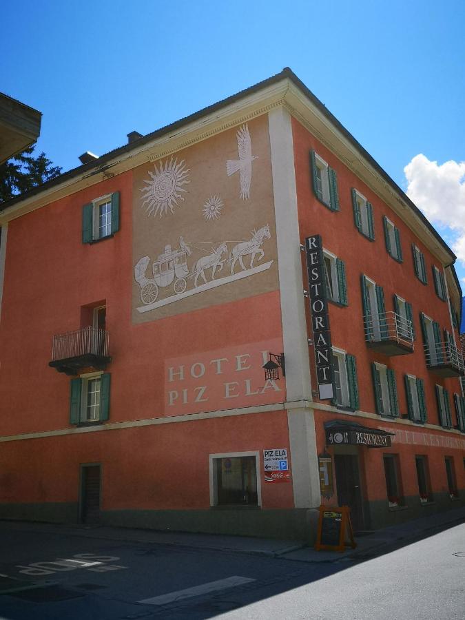 Historisches Hotel Piz Ela Berguen Bergün Exterior foto