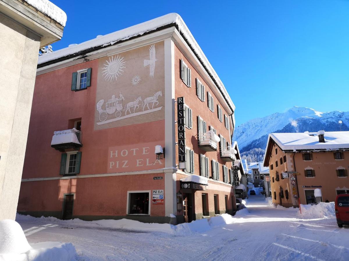 Historisches Hotel Piz Ela Berguen Bergün Exterior foto